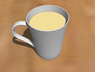 咖啡杯茶具SU模型下载_sketchup草图大师SKP模型
