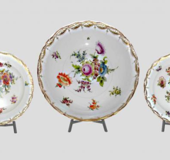 美森瓷餐具器盘SU模型下载_sketchup草图大师SKP模型