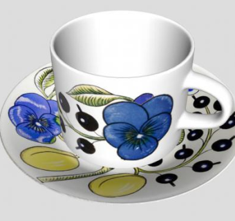现代餐具杯子SU模型下载_sketchup草图大师SKP模型