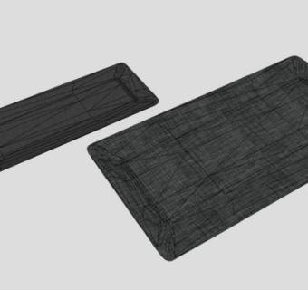 日式餐具盘子SU模型下载_sketchup草图大师SKP模型