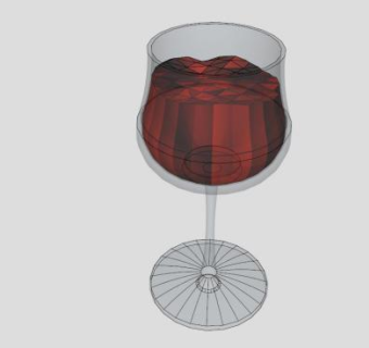 现代餐具酒杯SU模型下载_sketchup草图大师SKP模型