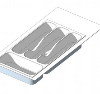 塑料餐具盒SU模型下载_sketchup草图大师SKP模型