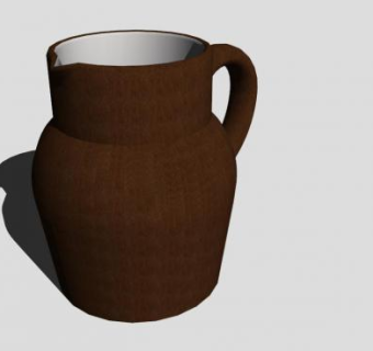 现代玻璃水瓶SU模型下载_sketchup草图大师SKP模型