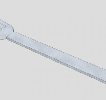 厨房餐具餐叉SU模型下载_sketchup草图大师SKP模型