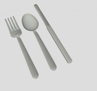 贝斯特克塞特餐具SU模型下载_sketchup草图大师SKP模型