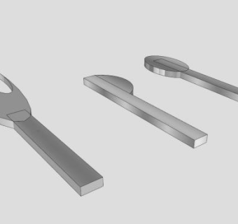 厨房铁制餐具SU模型下载_sketchup草图大师SKP模型