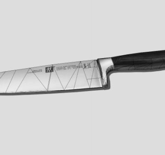 亨克尔7寸刀餐具SU模型下载_sketchup草图大师SKP模型