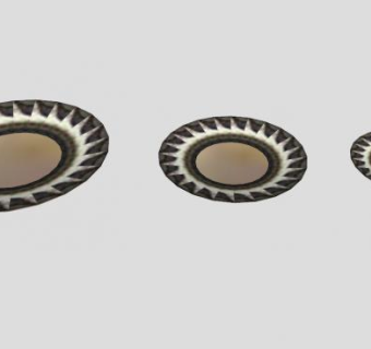 欧式厨房餐具餐盘SU模型下载_sketchup草图大师SKP模型