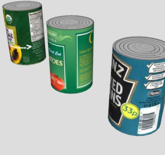 食物罐头SU模型下载_sketchup草图大师SKP模型