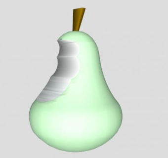 水果梨SU模型下载_sketchup草图大师SKP模型