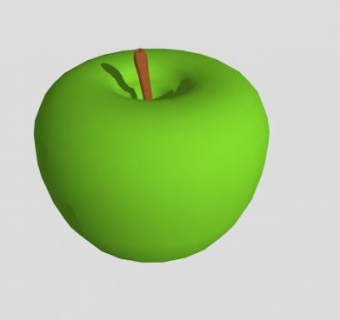 水果青苹果SU模型下载_sketchup草图大师SKP模型
