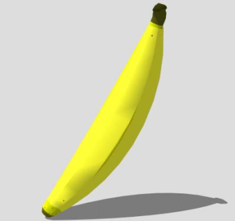 水果香蕉SU模型下载_sketchup草图大师SKP模型
