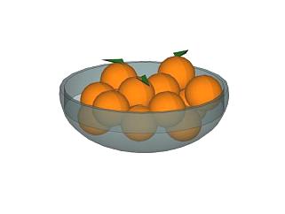 水果橘子SU模型下载_sketchup草图大师SKP模型