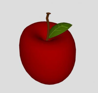 水果之王红苹果SU模型下载_sketchup草图大师SKP模型