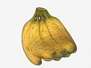 食品水果<em>香蕉</em>SU模型下载_sketchup草图大师SKP模型