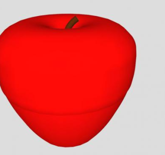 食品水果苹果SU模型下载_sketchup草图大师SKP模型