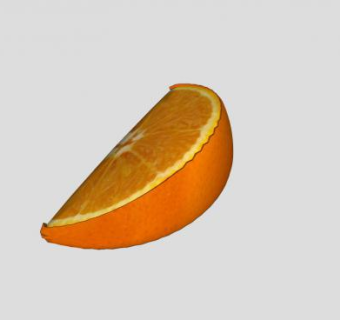 水果橙片SU模型下载_sketchup草图大师SKP模型