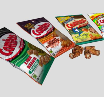 组合零食饼干SU模型下载_sketchup草图大师SKP模型