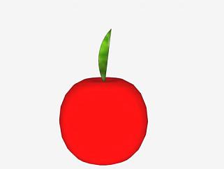 红<em>苹果</em>植物水果SU模型下载_sketchup草图大师SKP模型