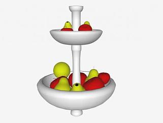 苹果<em>梨</em>水果食物SU模型下载_sketchup草图大师SKP模型