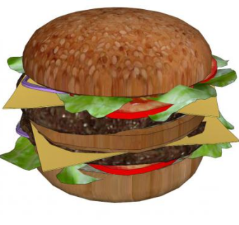 快餐汉堡包SU模型下载_sketchup草图大师SKP模型