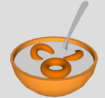 巧克力食物SU模型下载_sketchup草图大师SKP模型