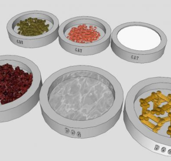 宠物食品SU模型下载_sketchup草图大师SKP模型