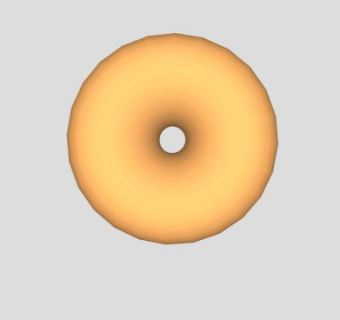 巨大甜甜圈SU模型下载_sketchup草图大师SKP模型