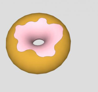食品甜甜圈SU模型下载_sketchup草图大师SKP模型