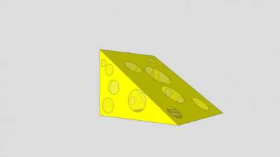 奶酪食品SU模型下载_sketchup草图大师SKP模型