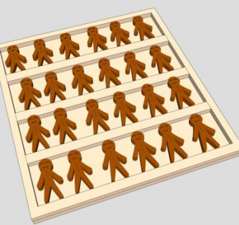 蛋糕饼干SU模型下载_sketchup草图大师SKP模型