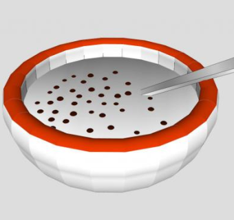 食品麦片SU模型下载_sketchup草图大师SKP模型