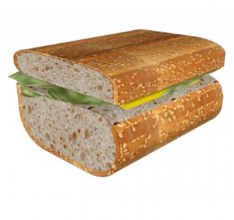 快餐汉堡垃圾食品SU模型下载_sketchup草图大师SKP模型