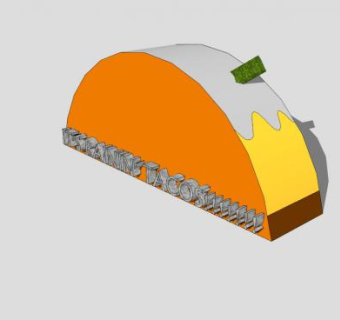墨西哥煎玉米卷SU模型下载_sketchup草图大师SKP模型