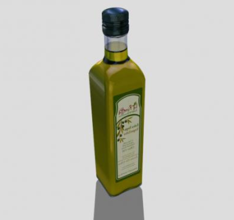 橄榄油瓶子SU模型下载_sketchup草图大师SKP模型