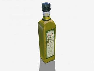 橄榄油瓶子SU模型下载_sketchup草图大师SKP模型
