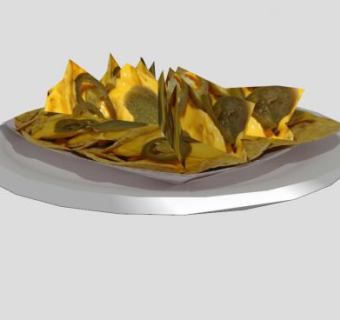 玉米片食品SU模型下载_sketchup草图大师SKP模型