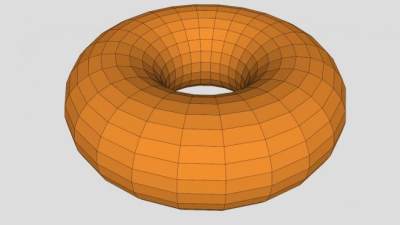 油炸甜甜圈SU模型下载_sketchup草图大师SKP模型