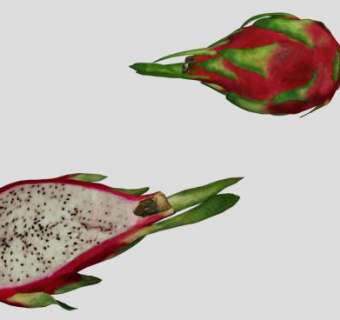 蔬菜龙果水果SU模型下载_sketchup草图大师SKP模型