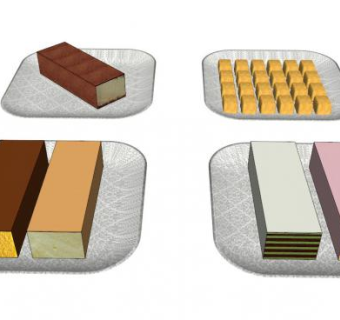 水果草莓蛋糕SU模型下载_sketchup草图大师SKP模型