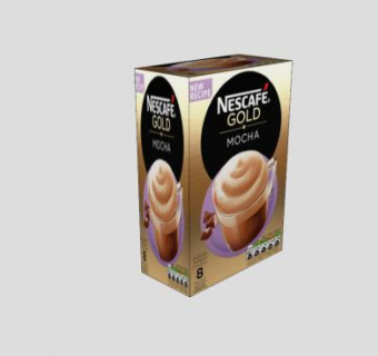 雀巢金牌咖啡饮品SU模型下载_sketchup草图大师SKP模型