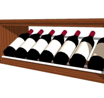 凯斯特系列葡萄酒SU模型下载_sketchup草图大师SKP模型