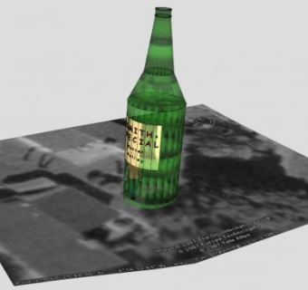 史密斯红酒酒瓶SU模型下载_sketchup草图大师SKP模型