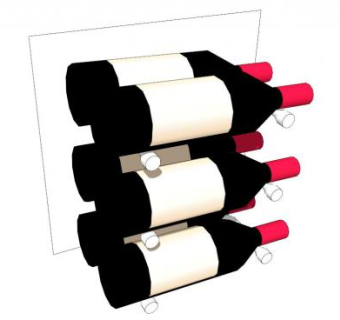 科斯科葡萄酒SU模型下载_sketchup草图大师SKP模型