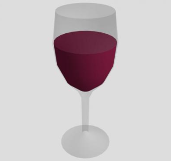 葡萄酒酒杯SU模型下载_sketchup草图大师SKP模型