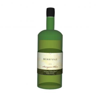 美莉酒庄红葡萄酒SU模型下载_sketchup草图大师SKP模型