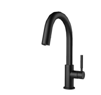 黑色单柄厨房水龙头SU模型下载_sketchup草图大师SKP模型