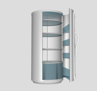 厨房冰箱SU模型下载_sketchup草图大师SKP模型