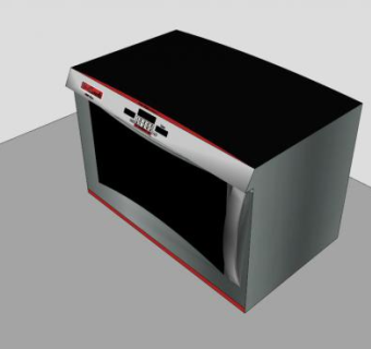 厨房微波炉器具SU模型下载_sketchup草图大师SKP模型