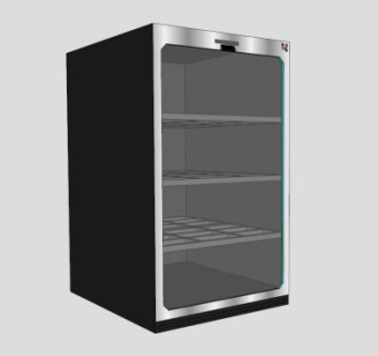 厨房黑色葡萄箱SU模型下载_sketchup草图大师SKP模型
